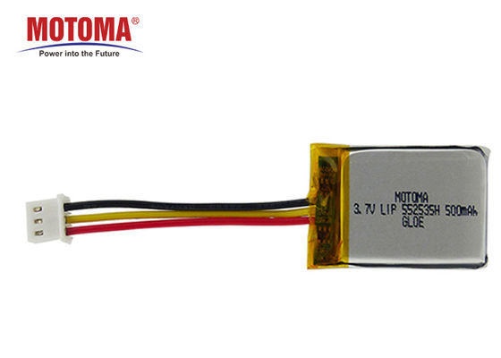 De Drijversbatterij 552535 van vlootgps Tijd de Op hoge temperatuur van de 1 Jaarplank van 500mah