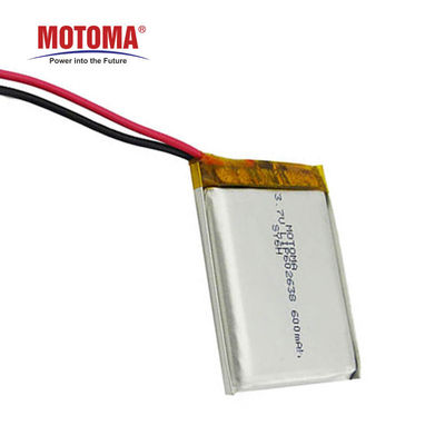 3.7v 600mAh Toy Rechargeable Battery With PCM And Connector
