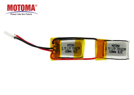 3.7V 180mah GPS Tracker Battery Light Weight With High Consistency