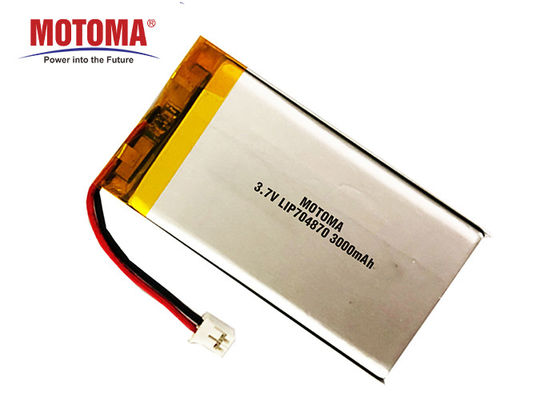High Capacity Lithium Polymer Battery 3000mah 3.7V 500 Times Cycle Life
