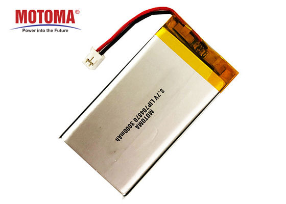 High Capacity Lithium Polymer Battery 3000mah 3.7V 500 Times Cycle Life