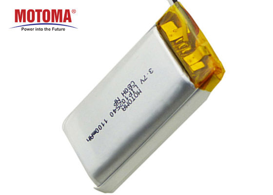 1100mah 3.7V Motoma Batteries , LED Light Lithium Battery With PCM And Connector