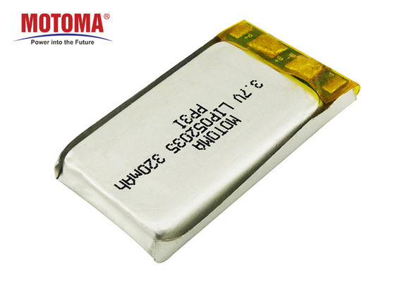 Bluetooth Headset 3.7 V 320mah Li Po Battery 500 times cycle life