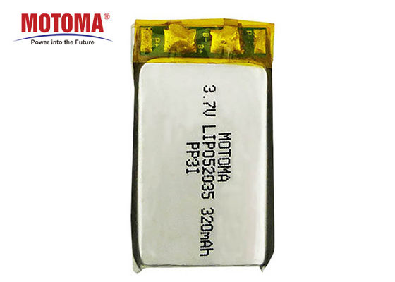 Bluetooth Headset 3.7 V 320mah Li Po Battery 500 times cycle life