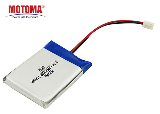 High Temperature Lithium Polymer Battery 3.7V710mah 6.0*30*38mm Wearable Device Battery