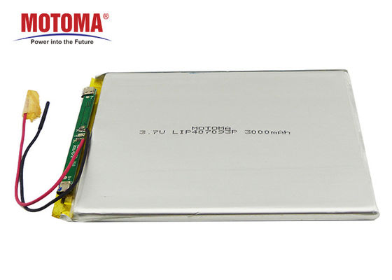 MOTOMA Deep Cycle Lithium Lipo Battery Rechargeable 3.7V 3000mAh