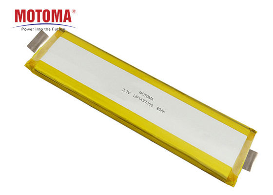 Rechargeable Lithium Lipo Battery 3.7V LIP1497300 80Ah With 500+ Times Cycle Life