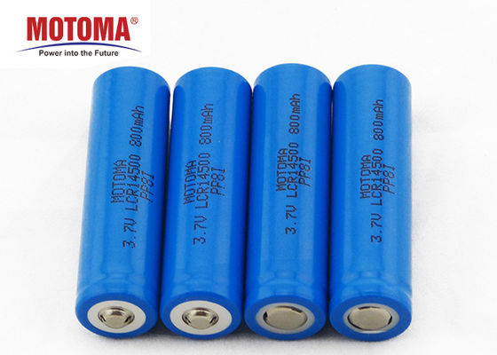 800mAh Toy Rechargeable Battery , 3.7V Lithium Ion Battery Cylindrical