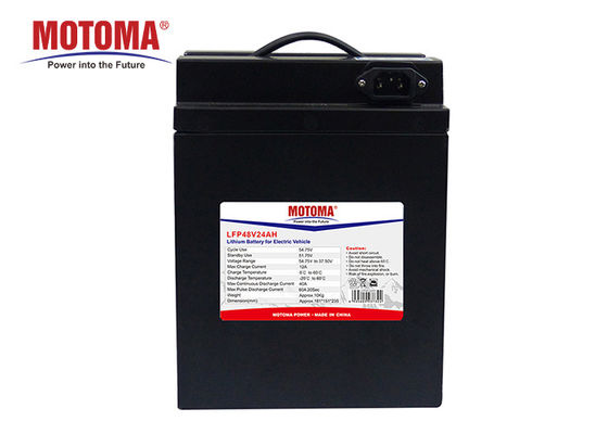 4000 Times Lifepo4 Motorcycle Battery , Lithium Phosphate Battery 48v 24ah