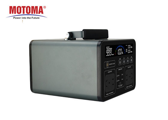 110V AC Outlet Portable Power Station , 500Wh Battery Power Bank For Camping