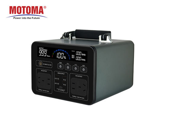Motoma Portable Power Station 500W 700W 1000W with AC/DC/USB Charging